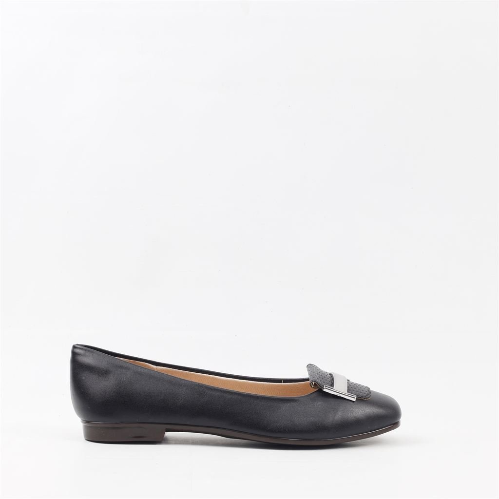 Sapatilha Conforto Enfeite Preto 5