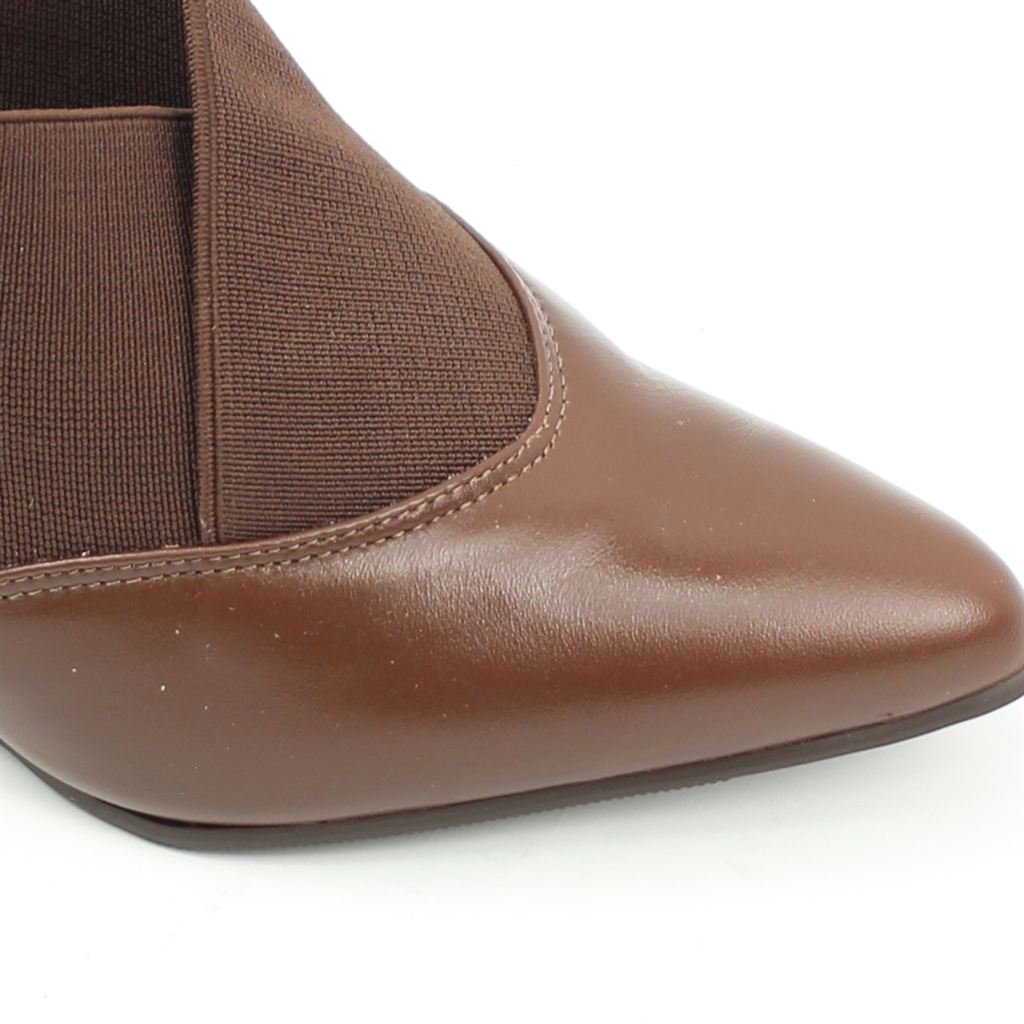 Bota Ankle Boot Couro Marrom 3