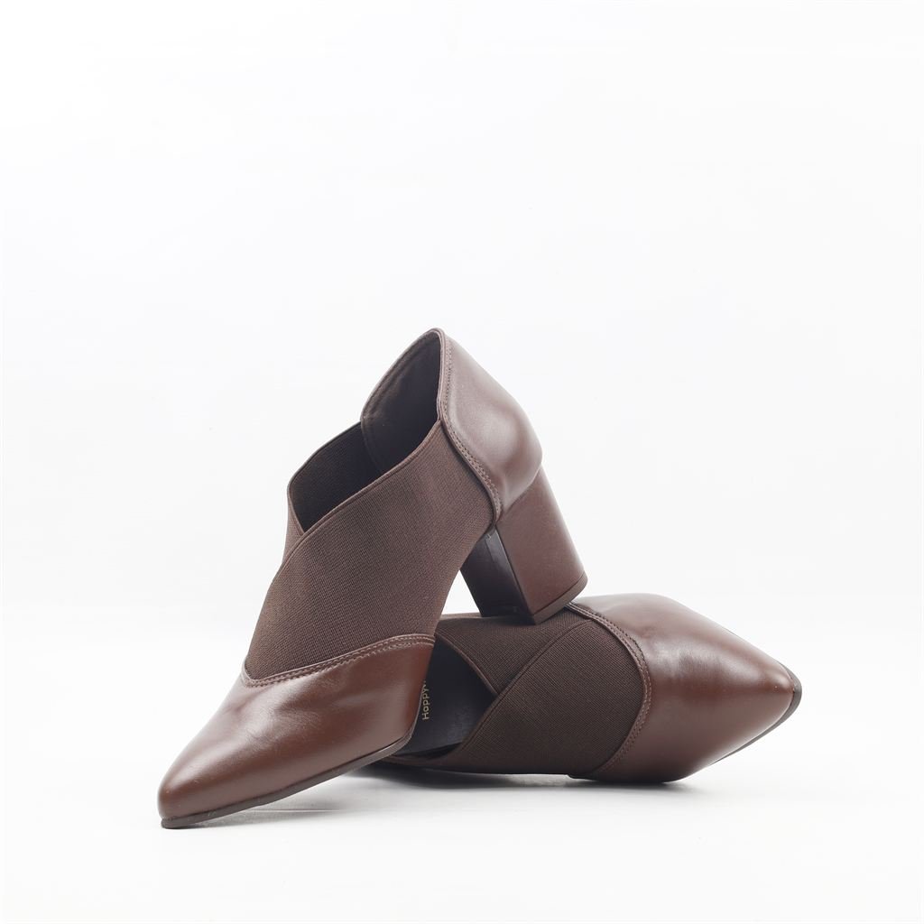 Bota Ankle Boot Couro Marrom 4