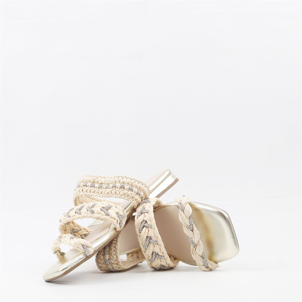 Rasteira Chinelo Trança Areia 4