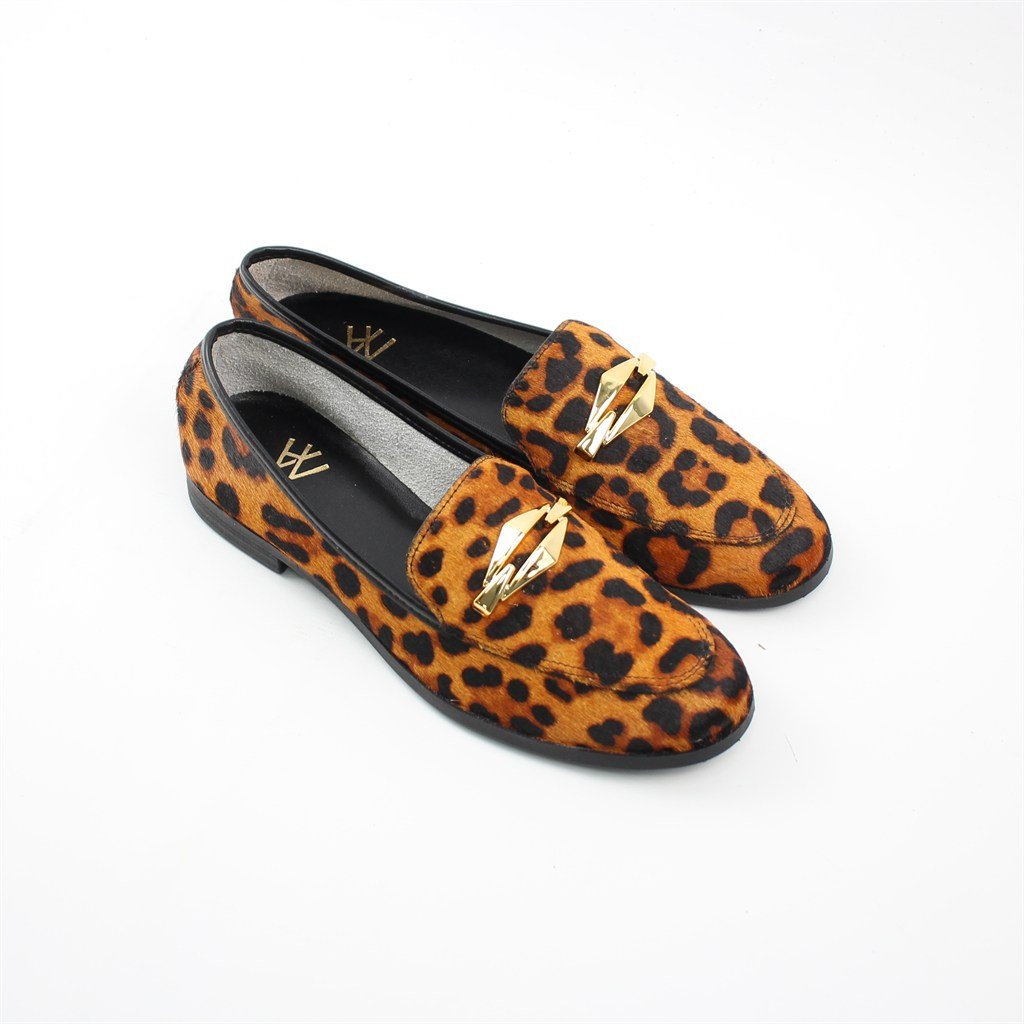 Mocassim Couro Pelo Onça Animal Print 2