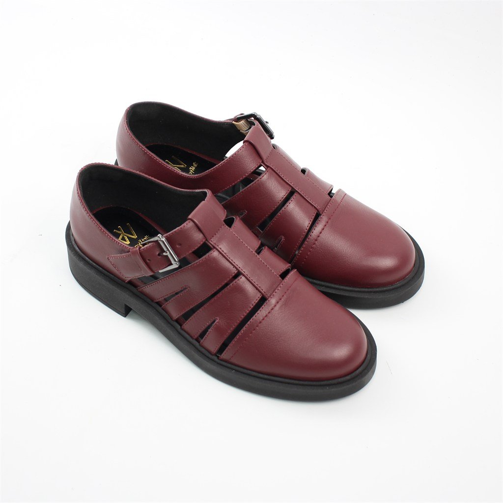 Sapato Huarache Salto Bloco Malbec 2