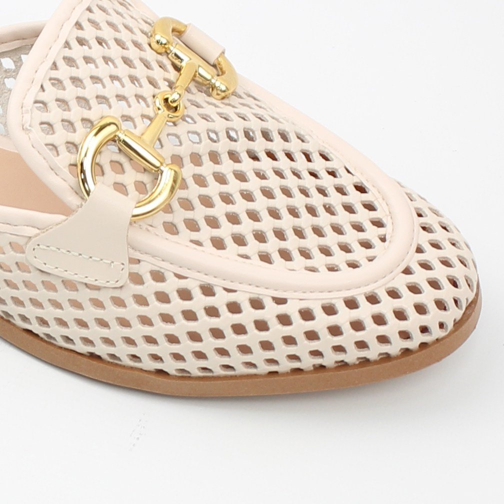 Mule Trisse Couro Off White 3
