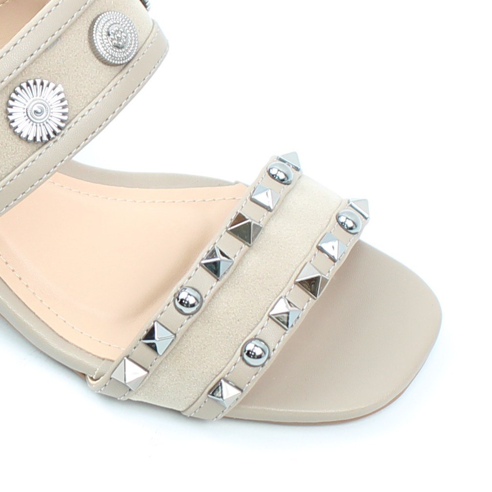 Sandália Salto Bloco Aveia 3