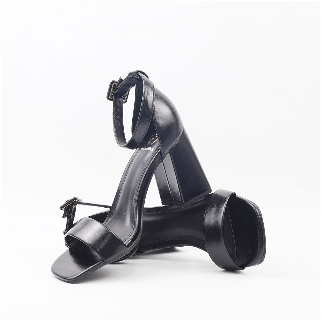 Sandália Salto Bloco Preto 4