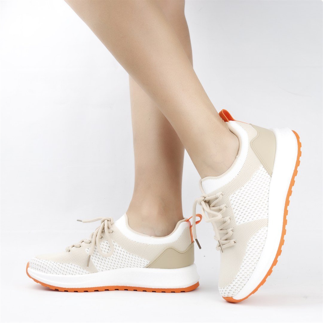 Cor Branco/Bege/Laranja