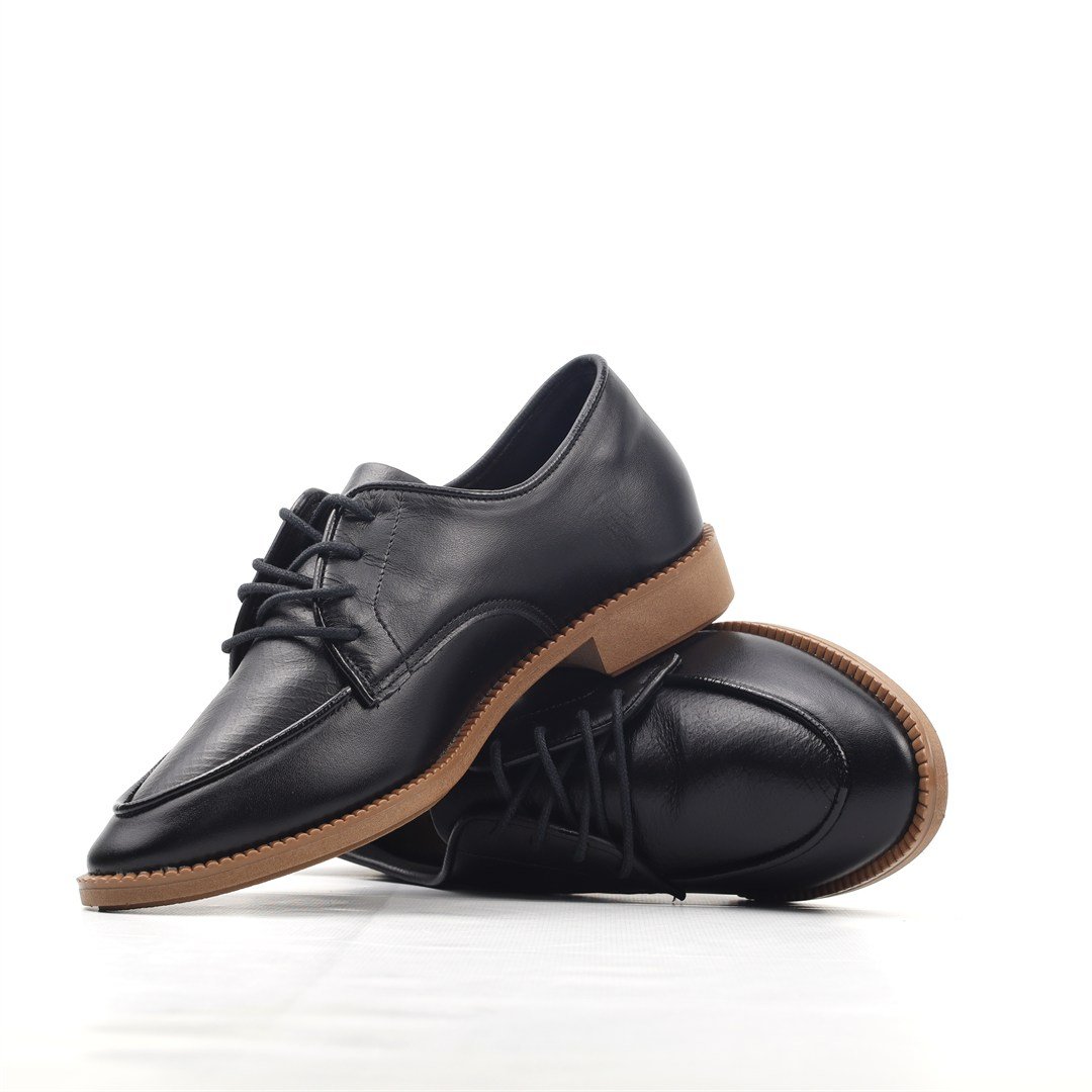 Oxford Couro Conforto Preto 4