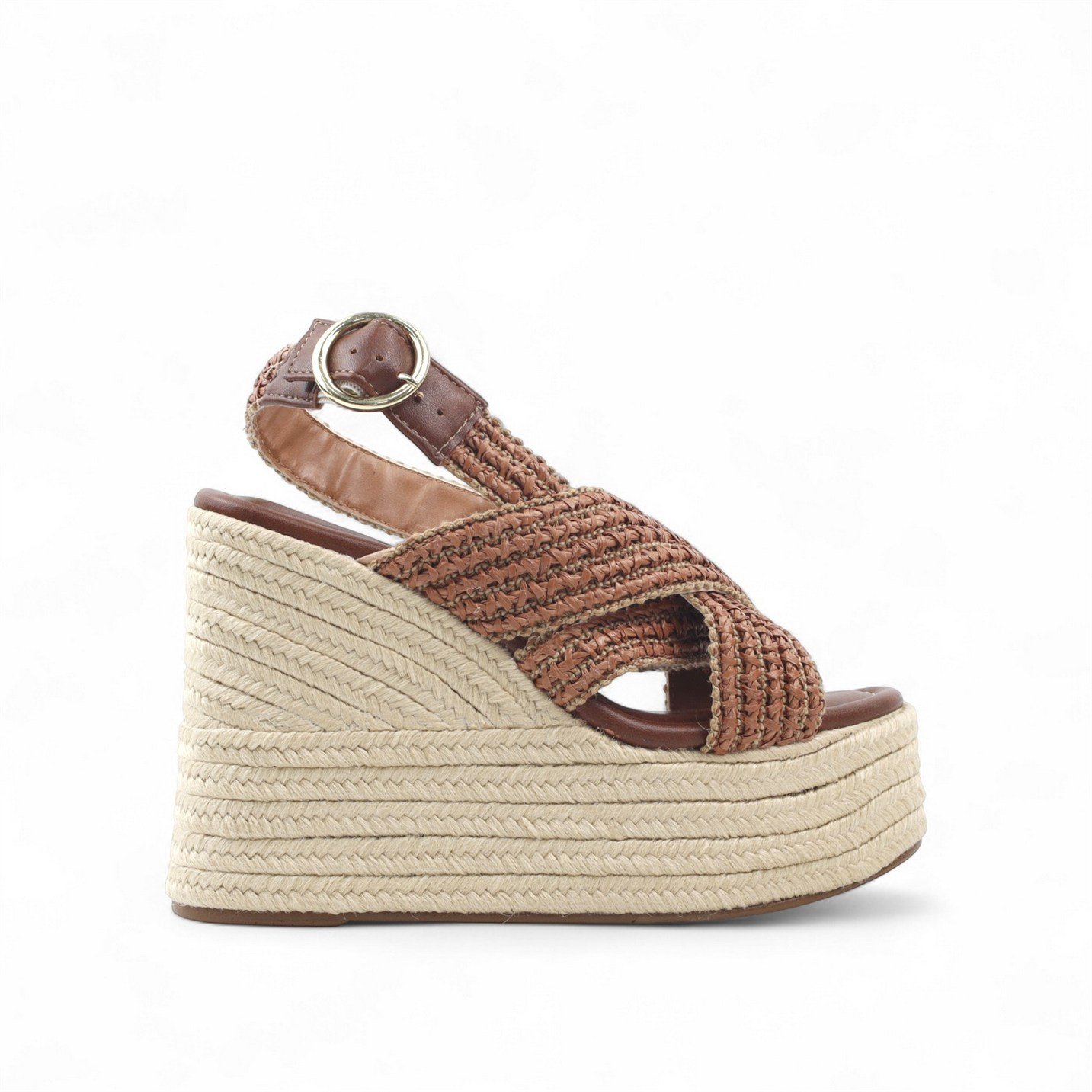 Sandália Anabela Espadrille