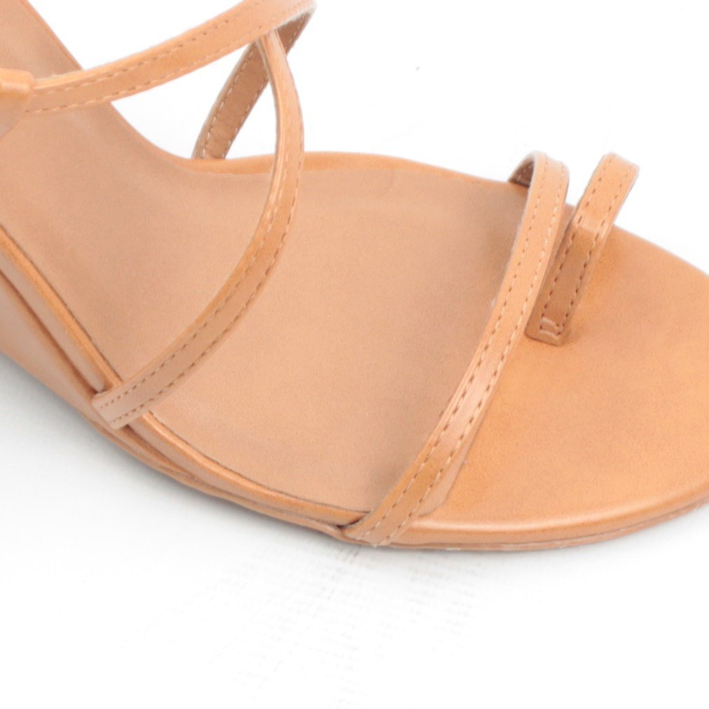 Sandália Anabela Concept Mel 2