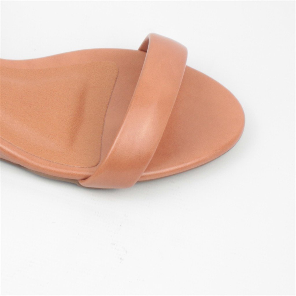 Sandália Anabela Baixa Marrom 3