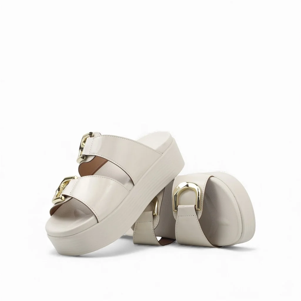 Papete Plataforma Fivela Off White 3