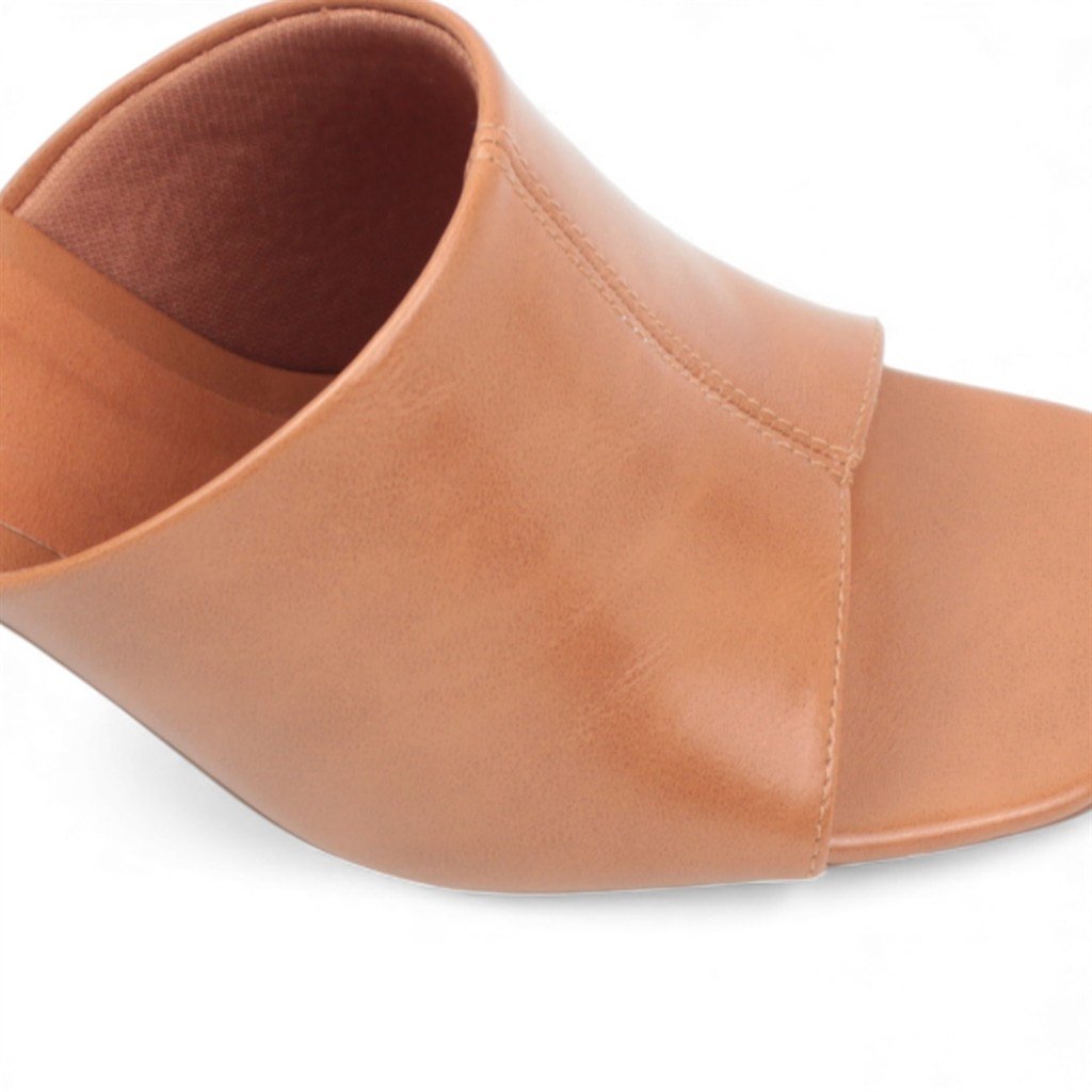 Tamanco Salto Bloco Marrom 4