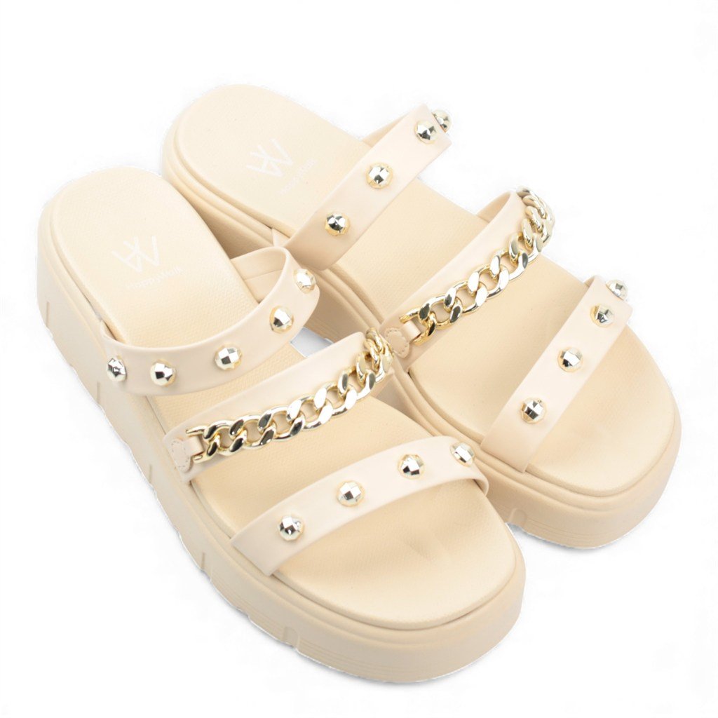 Papete Conforto Detalhe Metais Creme 2