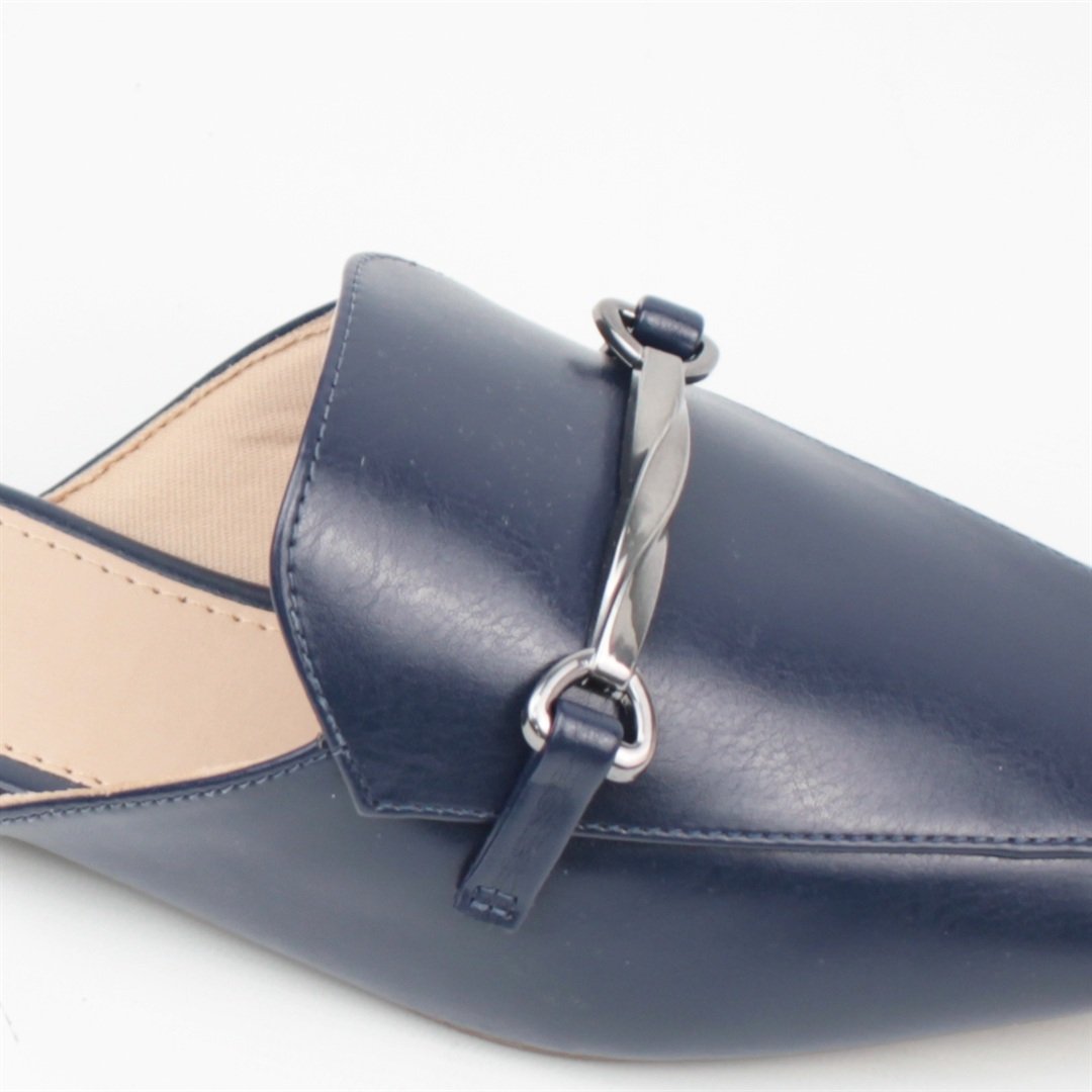 Mule Detalhe Metal Azul 4