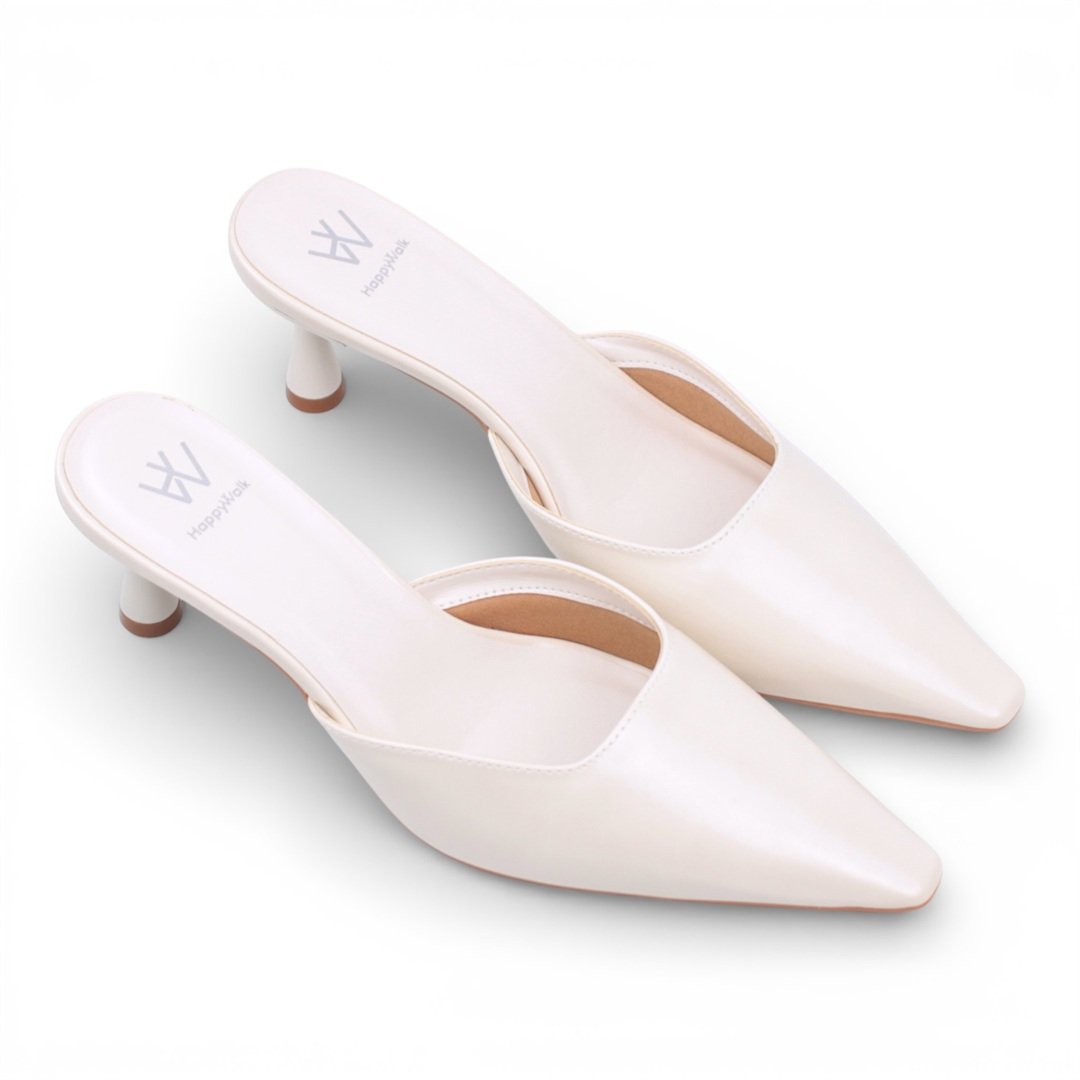 Mule Salto Fino Bege 4