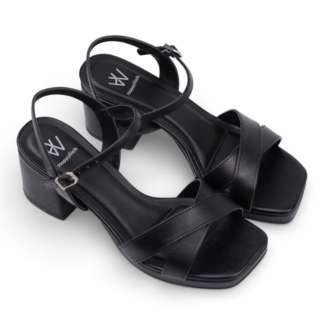 Sandália Salto Bloco Preto 3