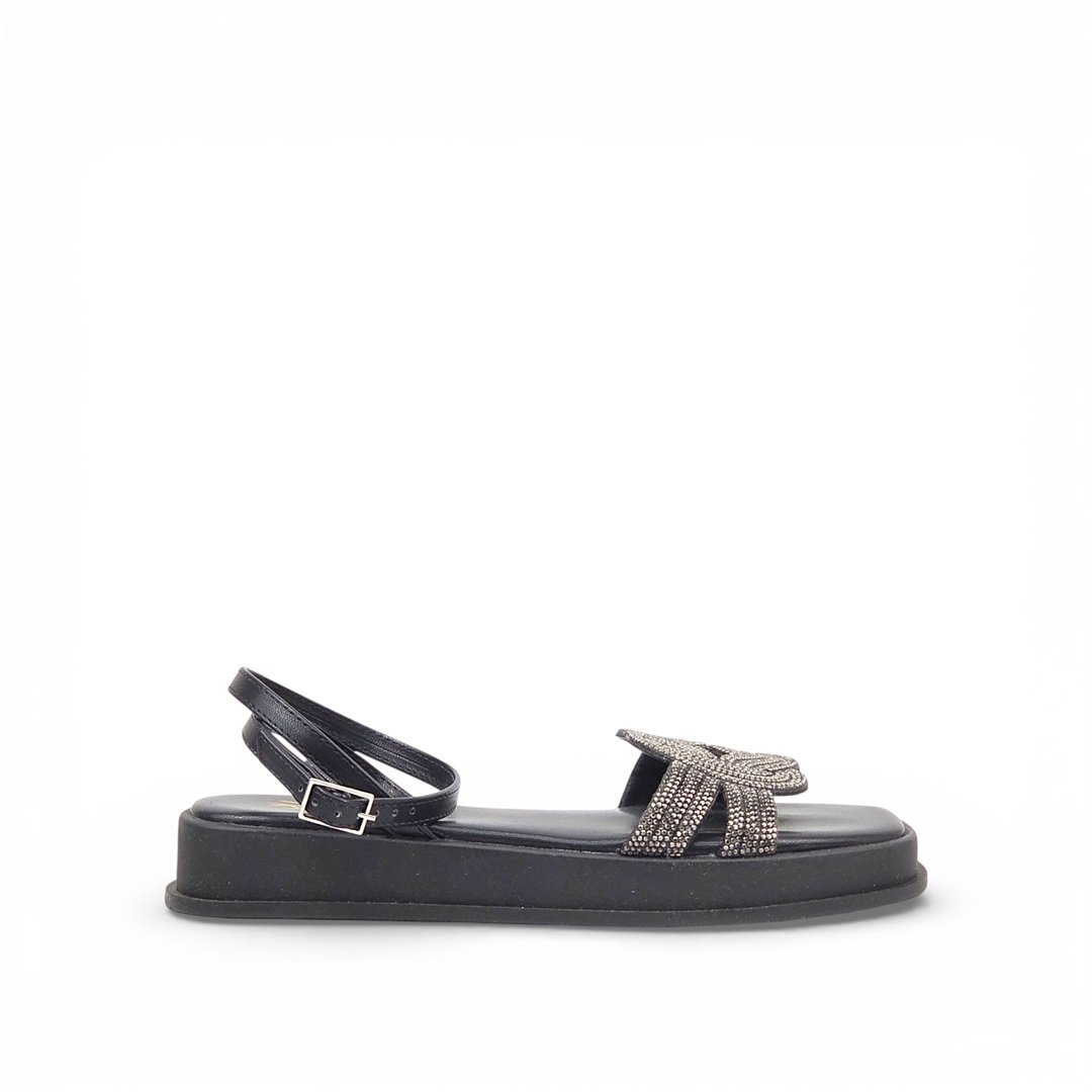 Sandália Flatform Brilho