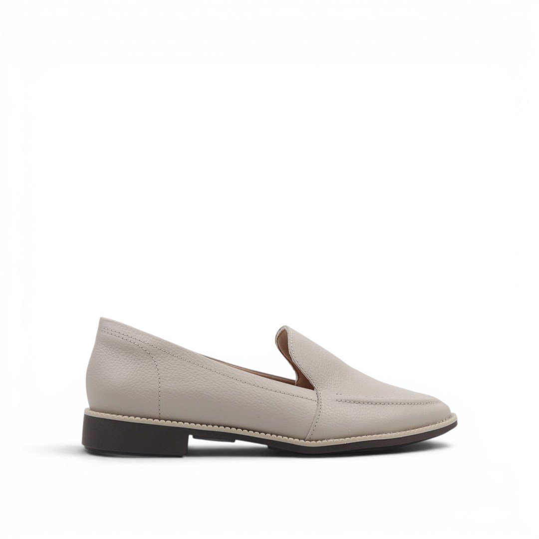 Mocassim Salto Bloco Couro