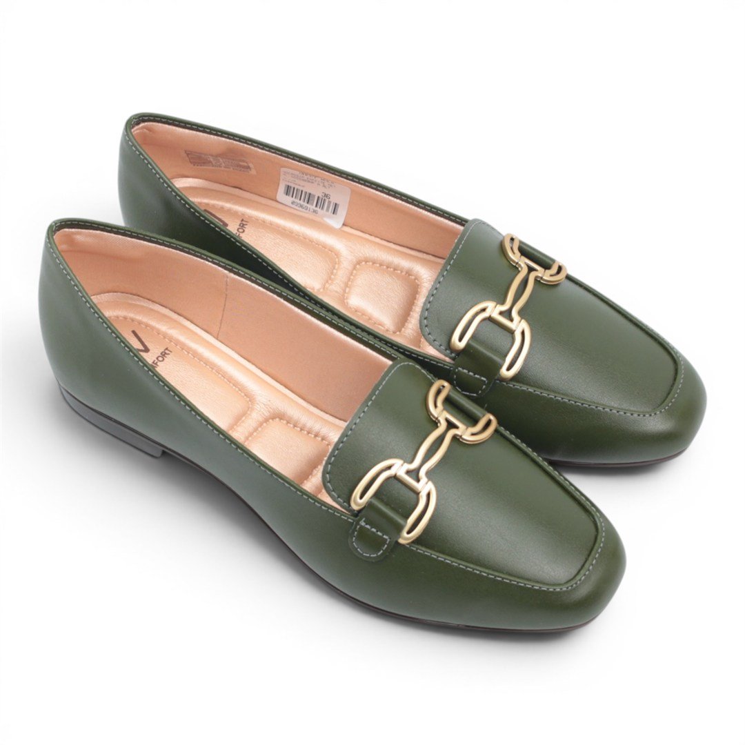 Sapatilha Mocassim Metal Verde 4
