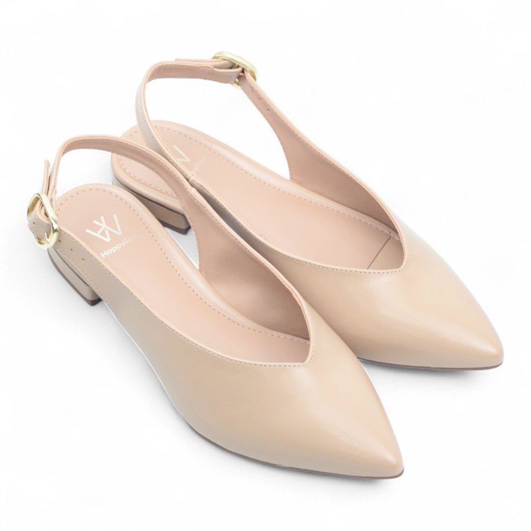 Sapatilha Slingback Bege 4