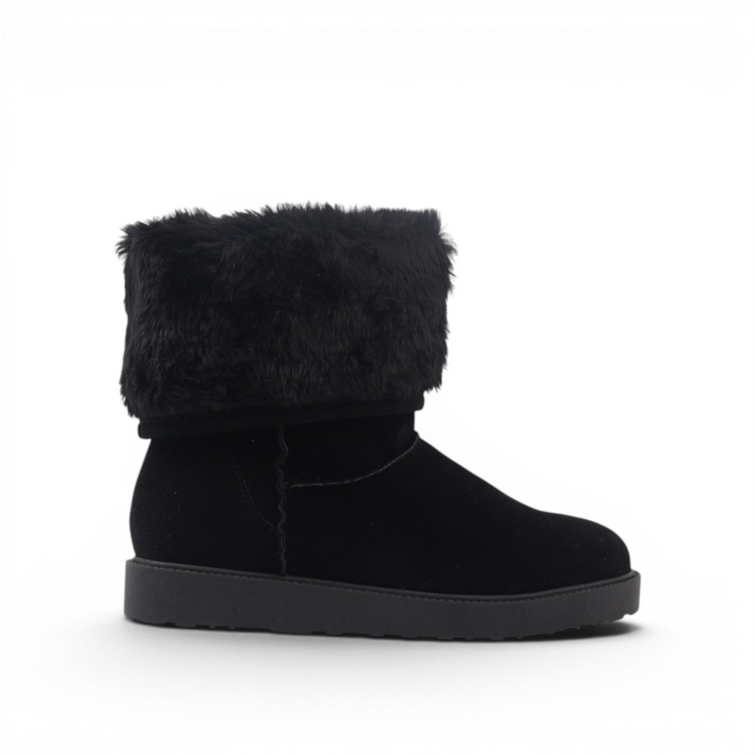 Bota Cano Baixo Pele