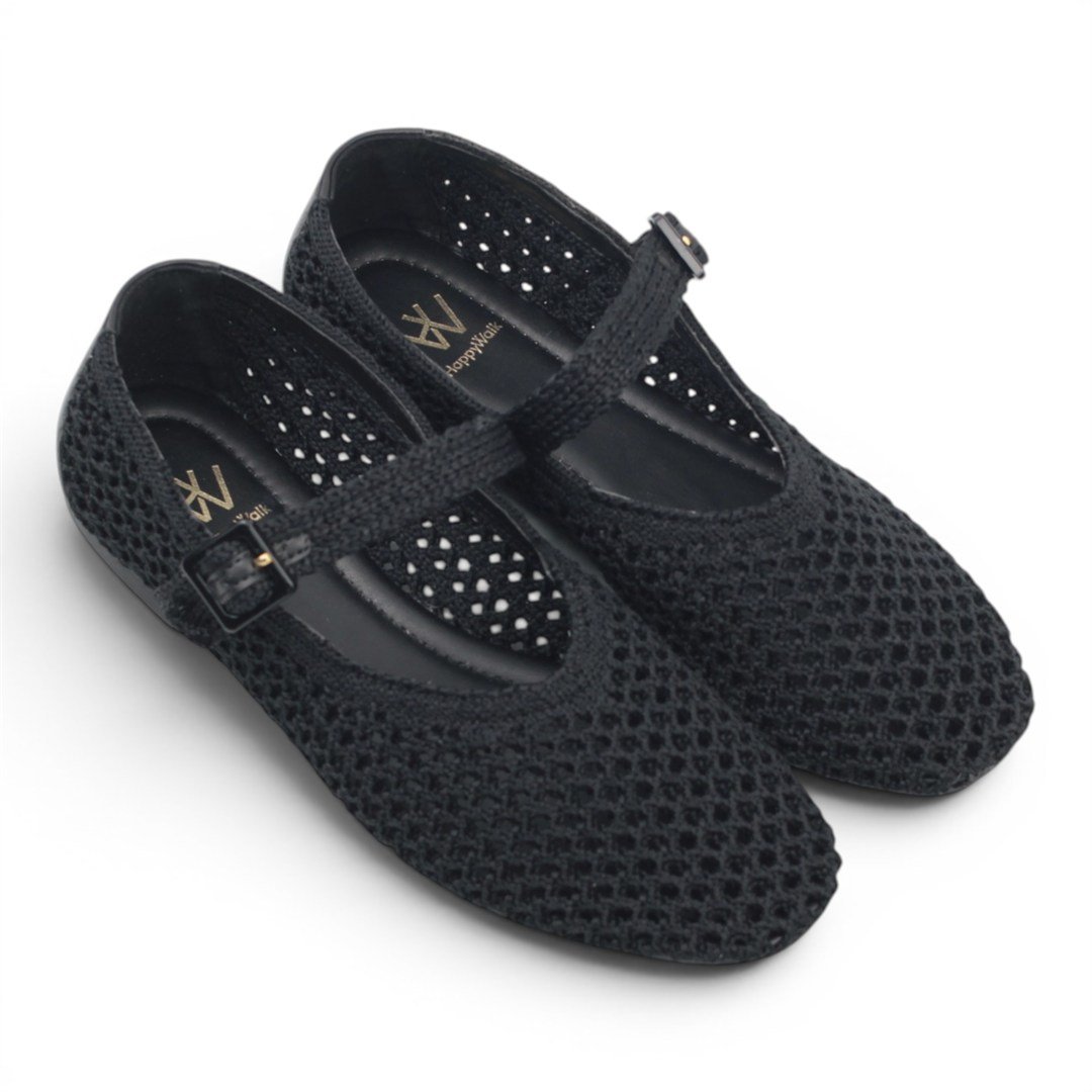 Sapatilha Tressê Fivela Preto 4