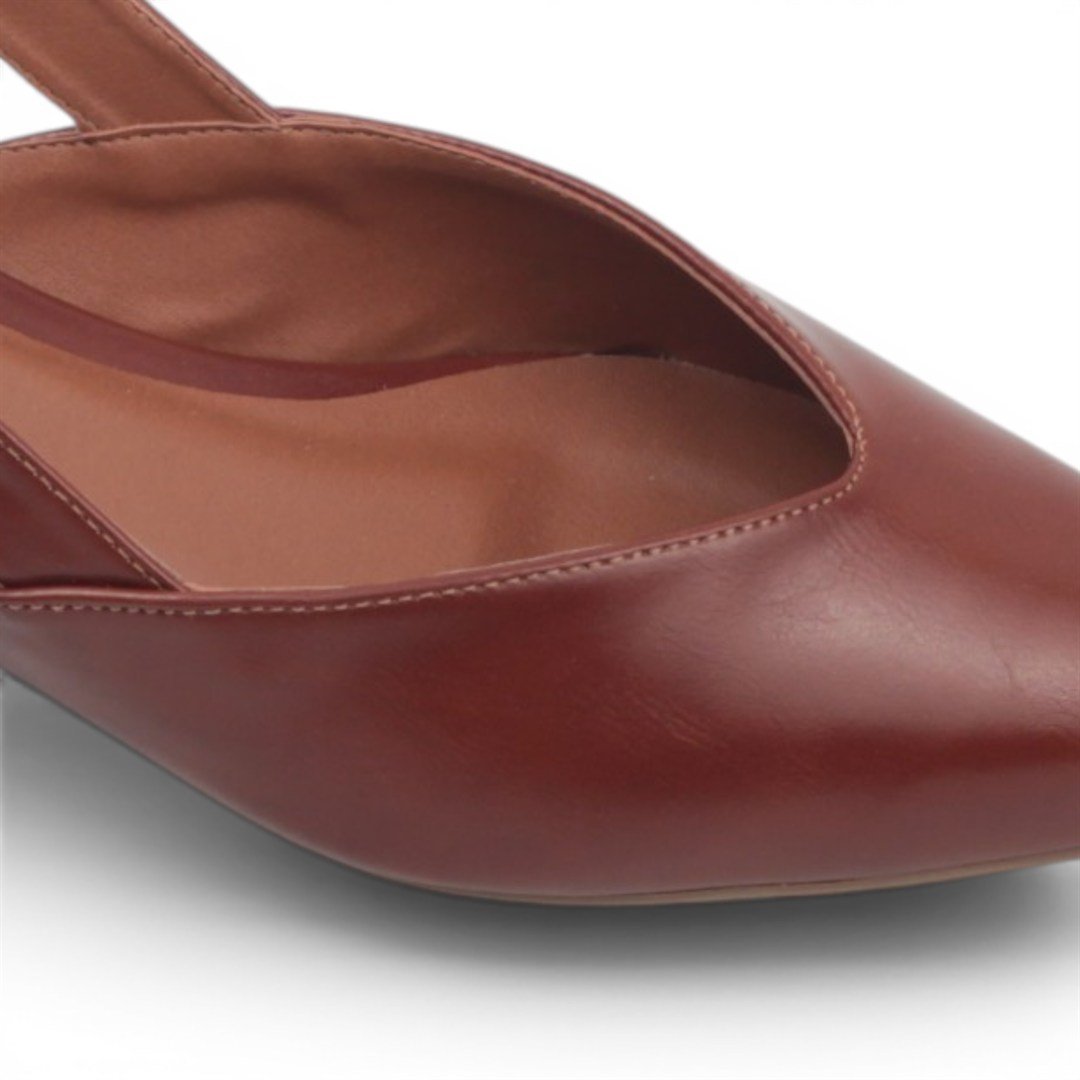 Sapatilha Slingback Marrom 4