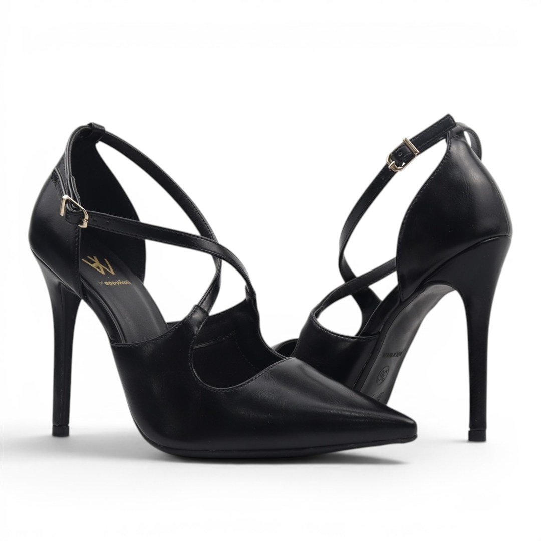 Scarpin Salto Fino Concept Preto 2