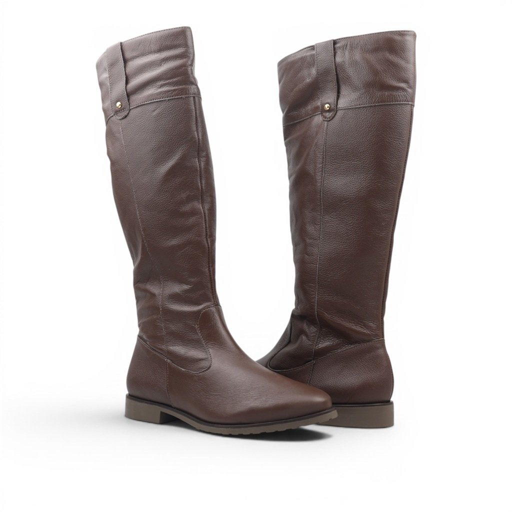 Bota Montaria Couro Marrom 3