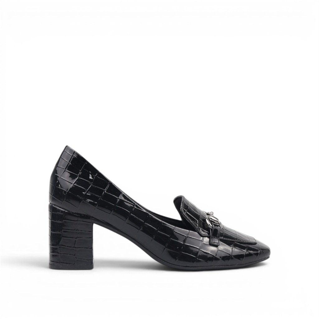 Mocassim Salto Bloco Enfeite