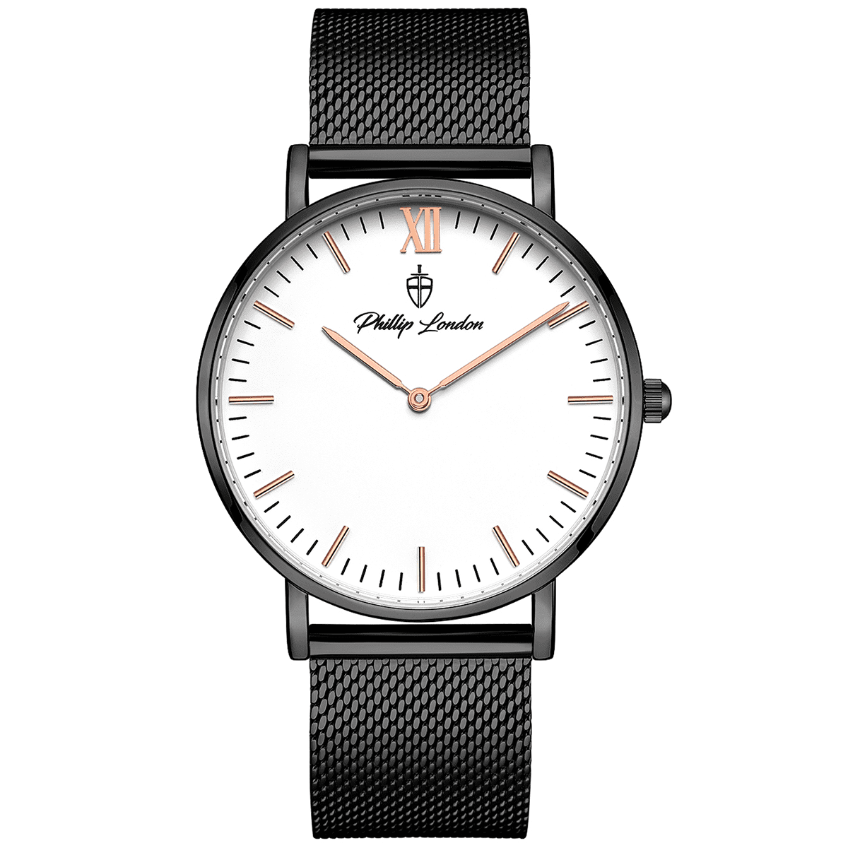 Relógio Masculino Greenwich Mesh White Black 40mm