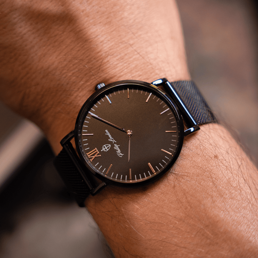 Relógio Masculino Greenwich Mesh All Black 40mm Preto 4