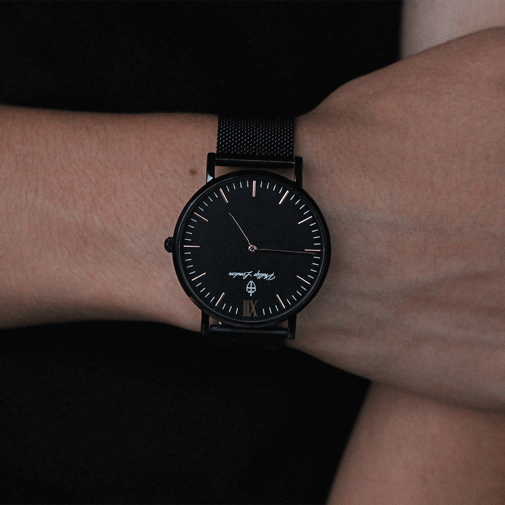 Relógio Masculino Greenwich Mesh All Black 40mm Preto 7