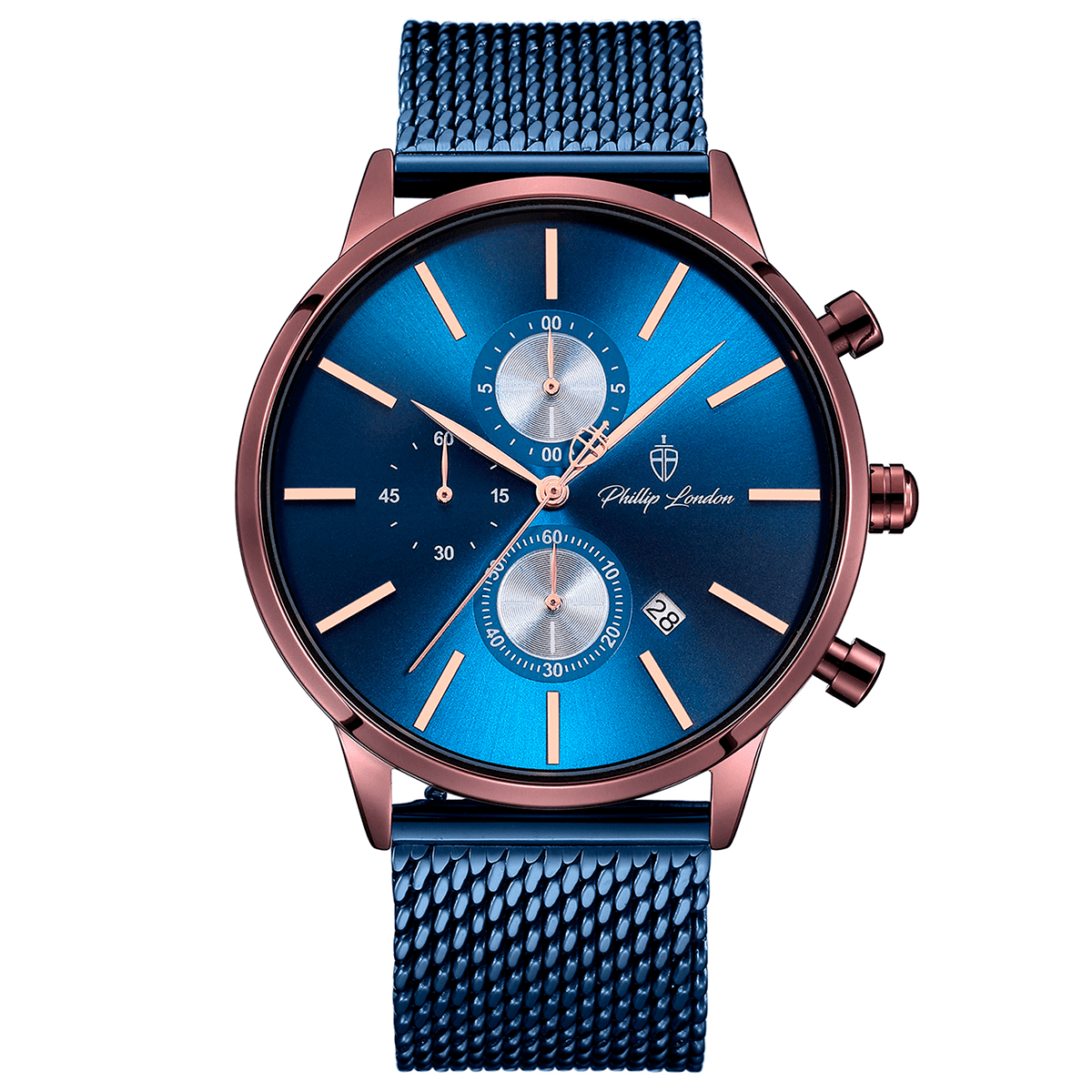 Relógio Masculino Lancelot Copper Blue 44mm