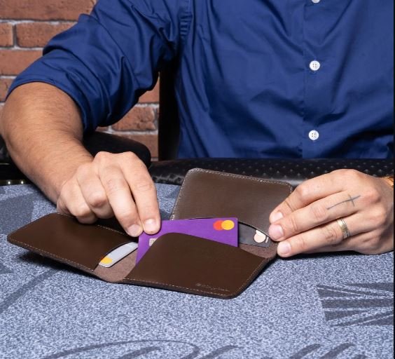 Carteira London Wallet Leather Coffee Marrom 4