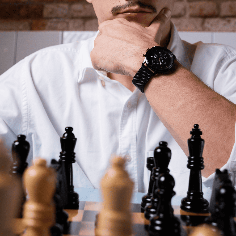 Relógio Masculino Sherlock Black 42mm Preto 5