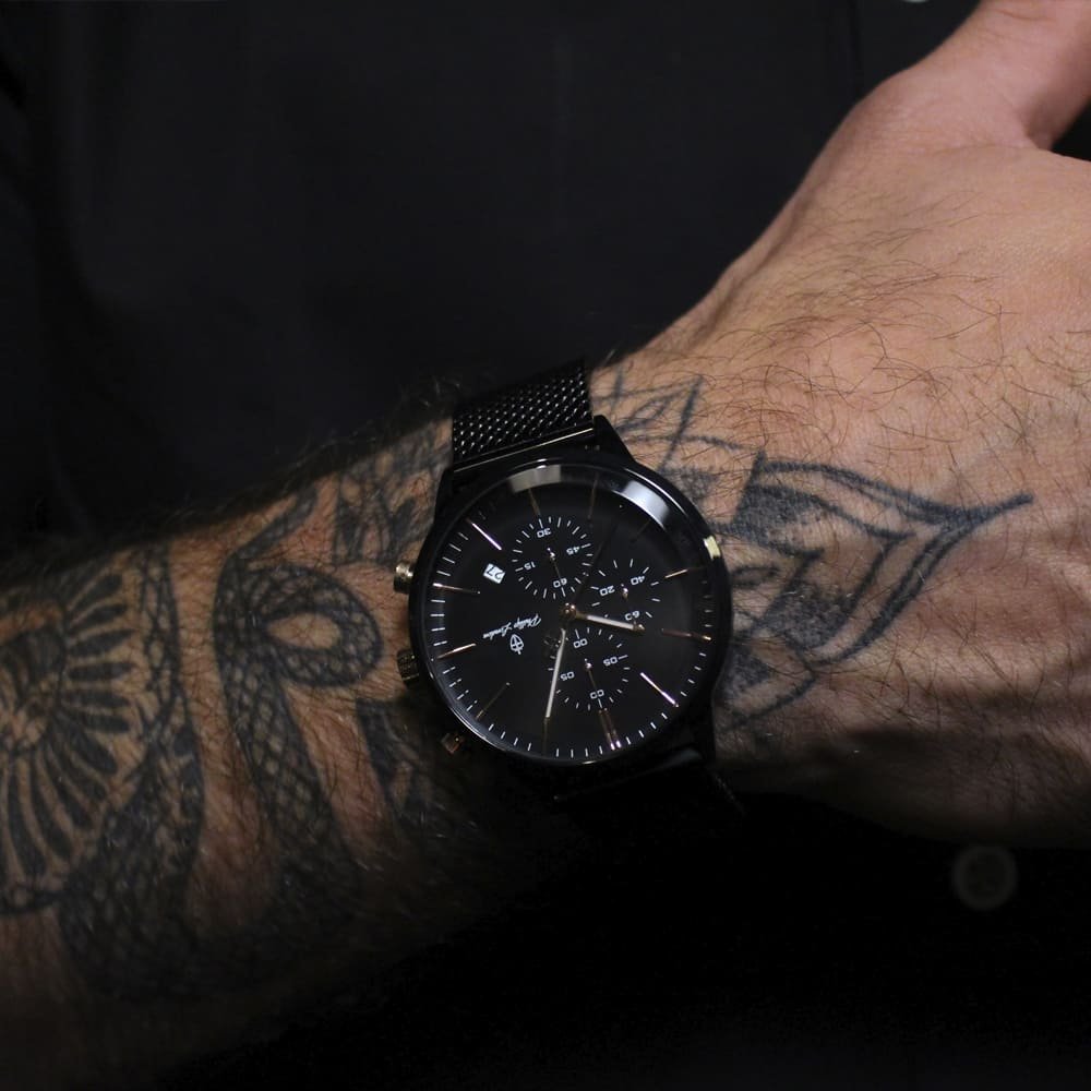 Relógio Masculino Sherlock Black 42mm Preto 7