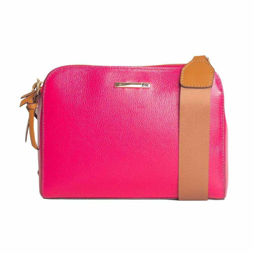 Bolsa Feminina Transversal Dayane Magalhães Rosa Pink Rosa 4