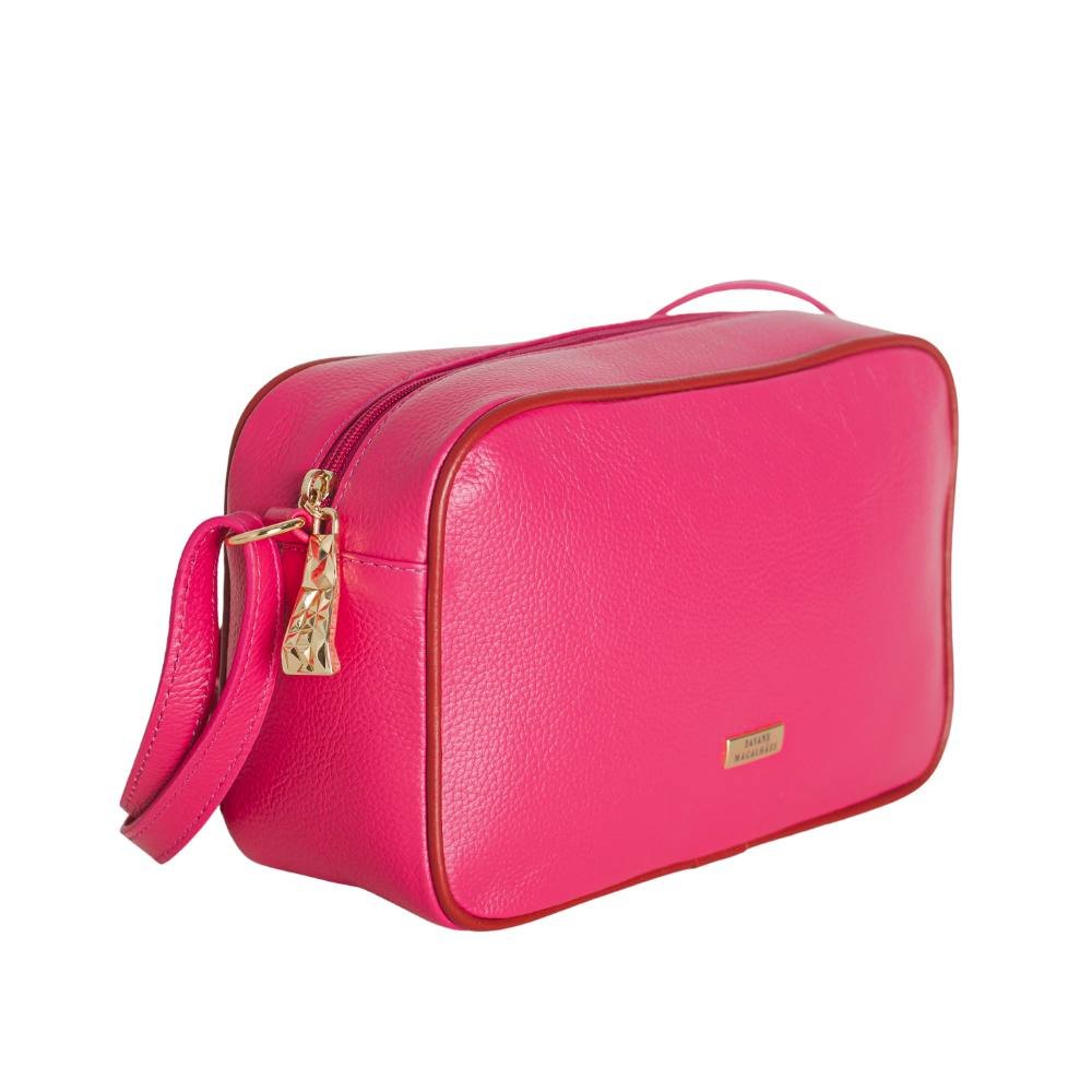 Bolsa Feminina Transversal Dayane Magalhães Rosa Pink Multicores 2