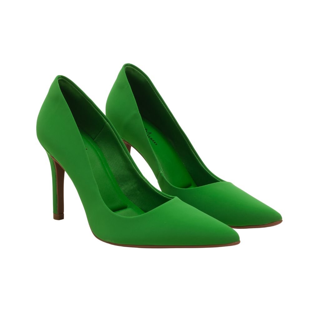 Sapato Feminino Salto Médio Fino Dayane Magalhães Verde Verde 1
