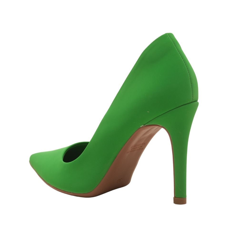 Sapato Feminino Salto Médio Fino Dayane Magalhães Verde Verde 4
