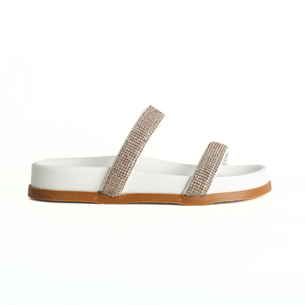 Tamanco Papete Feminino Dayane Magalhães Branco Branco 1