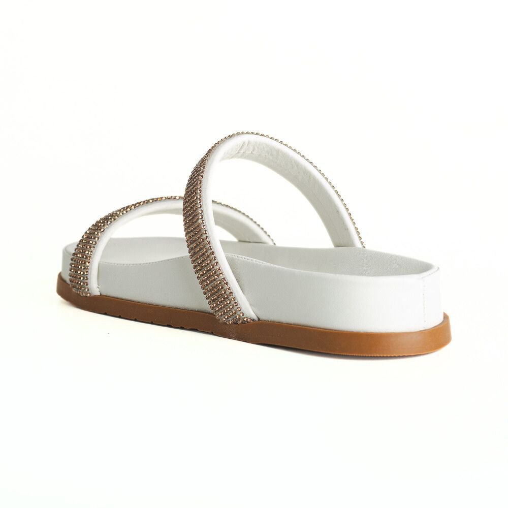 Tamanco Papete Feminino Dayane Magalhães Branco Branco 4