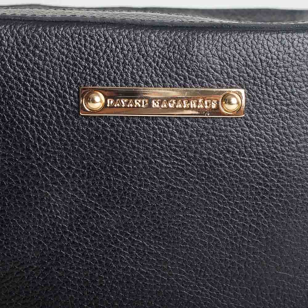 Bolsa Feminina Transversal Dayane Magalhães Preto ÚNICO 3