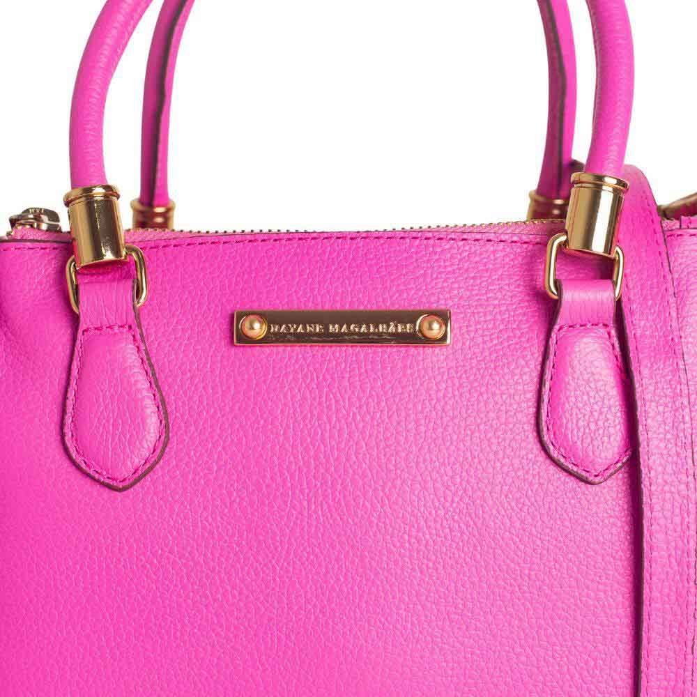 Bolsa Feminina Transversal Dayane Magalhães Rosa Pink Rosa 4