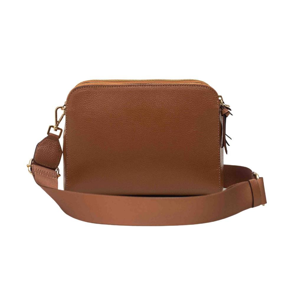 Bolsa Feminina Transversa Dayane Magalhães Marrom Marrom 3