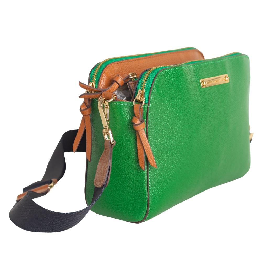 Bolsa Feminina Transversal Dayane Magalhães Verde