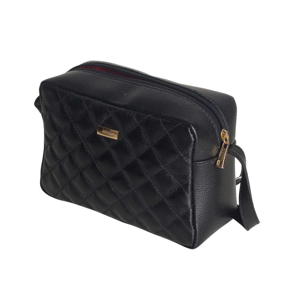 Bolsa Feminina Transversal Dayane Magalhães Preto