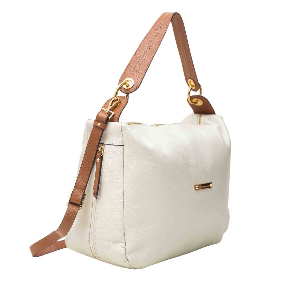 Bolsa Feminina Tiracolo Dayane Magalhães Off White Branco 1