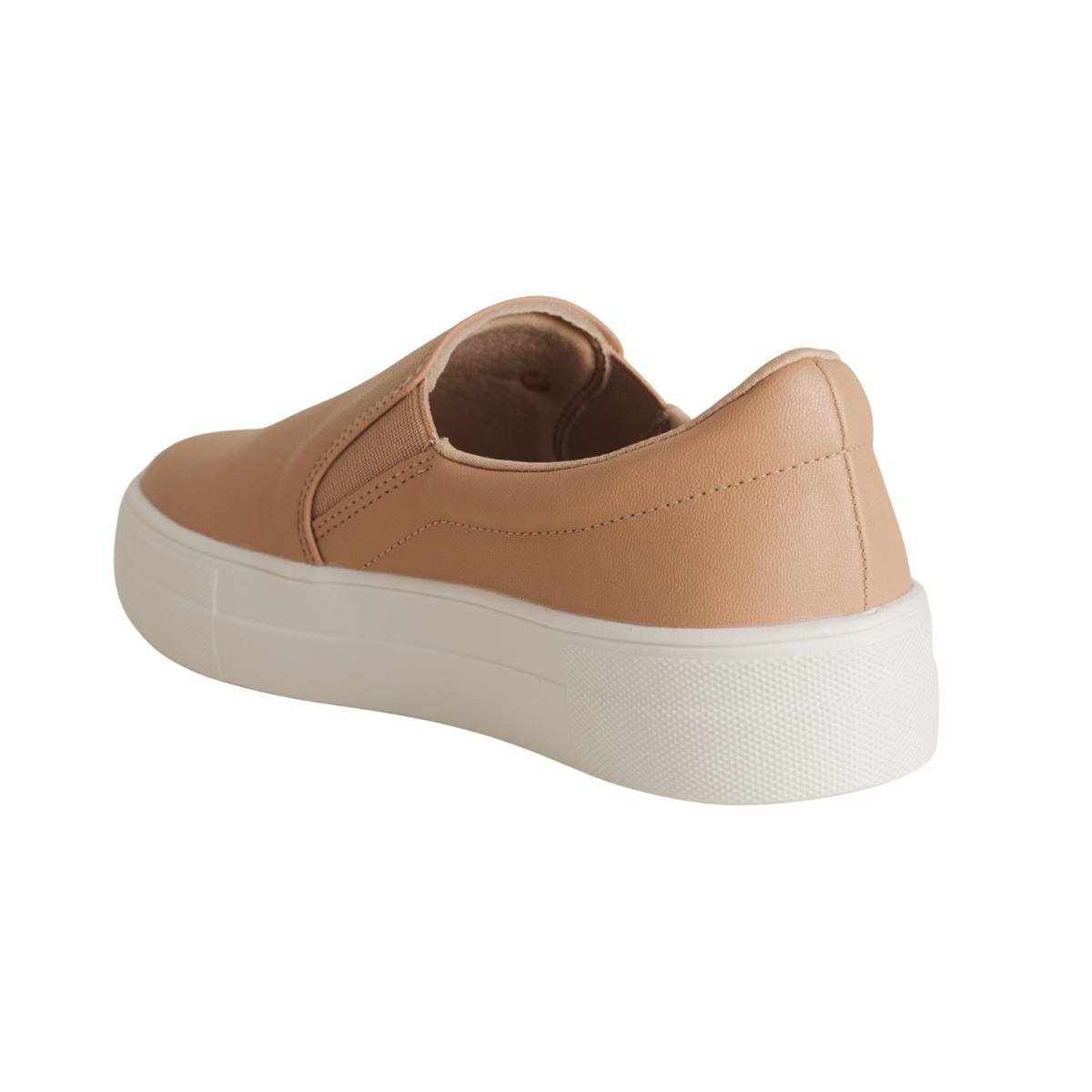 Tênis Casual Slip-On Serena Dayane Magalhães Nude Bege 4